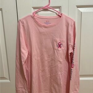 NWT Vineyard Vines Breast Cancer Awareness Shirt Size M